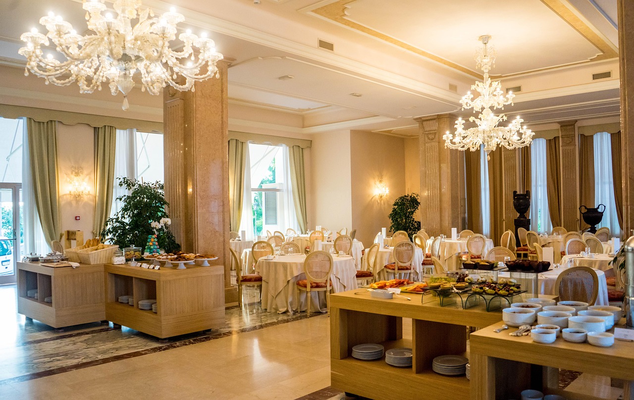 Restaurante de un hotel con estilo en Jerez
